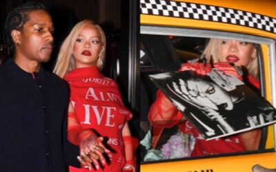 Rihanna dá autógrafo em táxi e esbanja estilo ao celebrar Dia das Mães em Nova York com A$AP Rocky