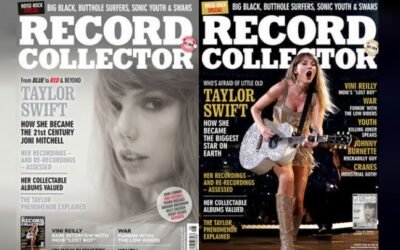 Taylor Swift é capa da Record Collector, tradicional revista voltada aos colecionadores de discos